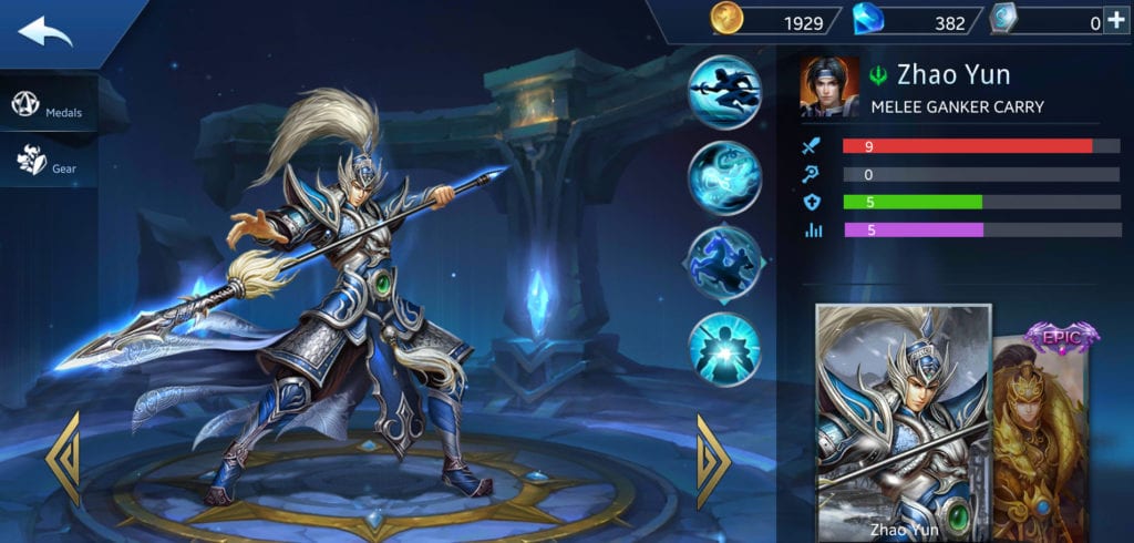 Zhao Yun Build Guide In Heroes Evolved Mobile Game Fgr