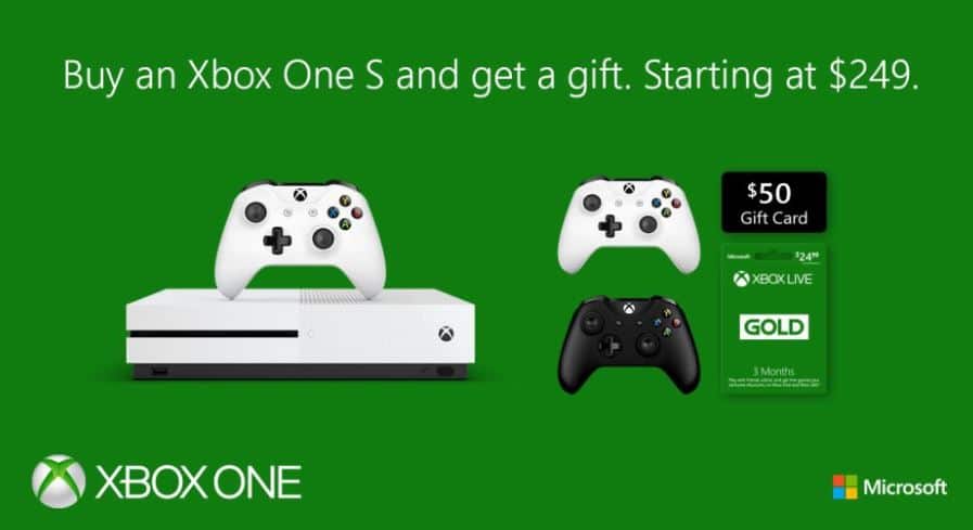 Broer Blanco Roei uit Buy An Xbox One S This Week And Get Wireless Controller, Live Gold  Membership Or $50 Gift Card