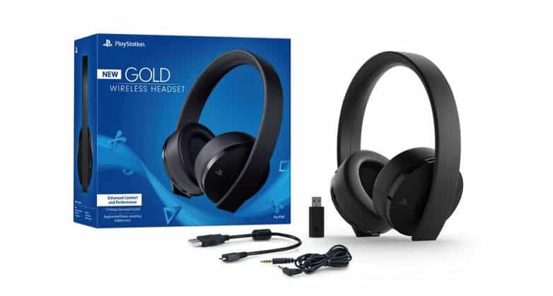 playstation new gold wireless headset