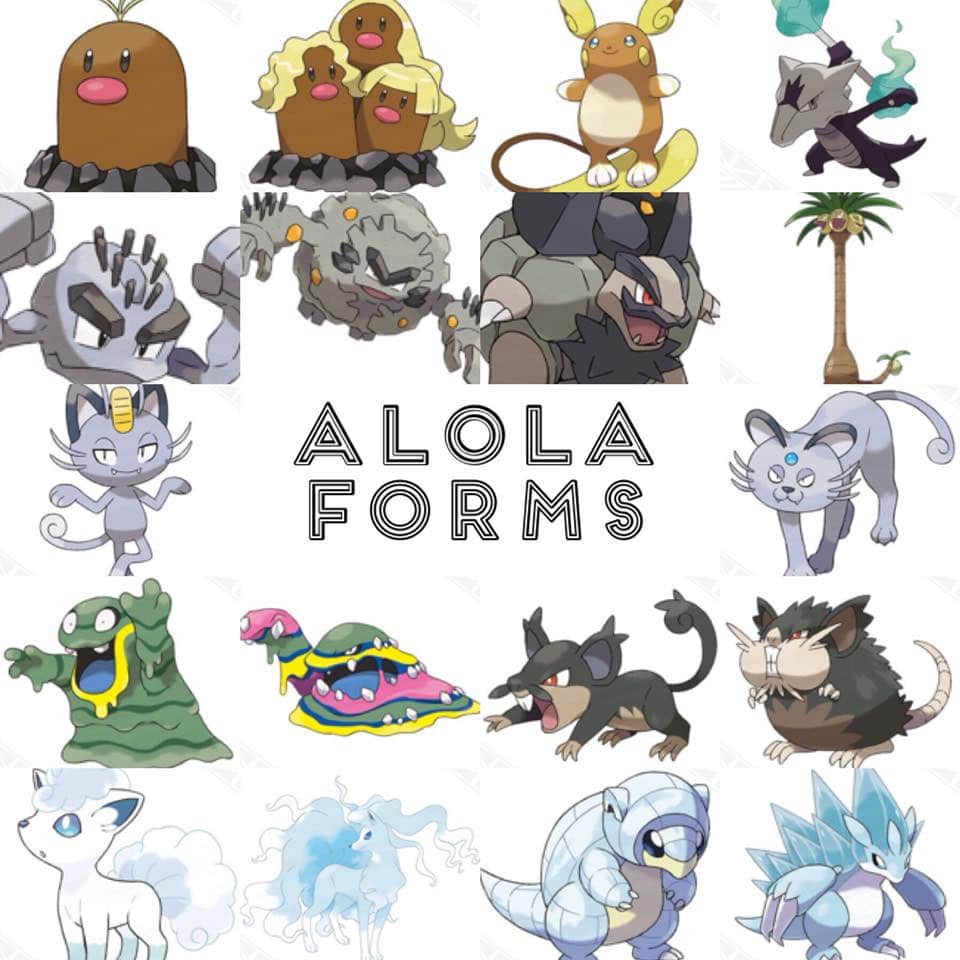 alolan forms pokemon go