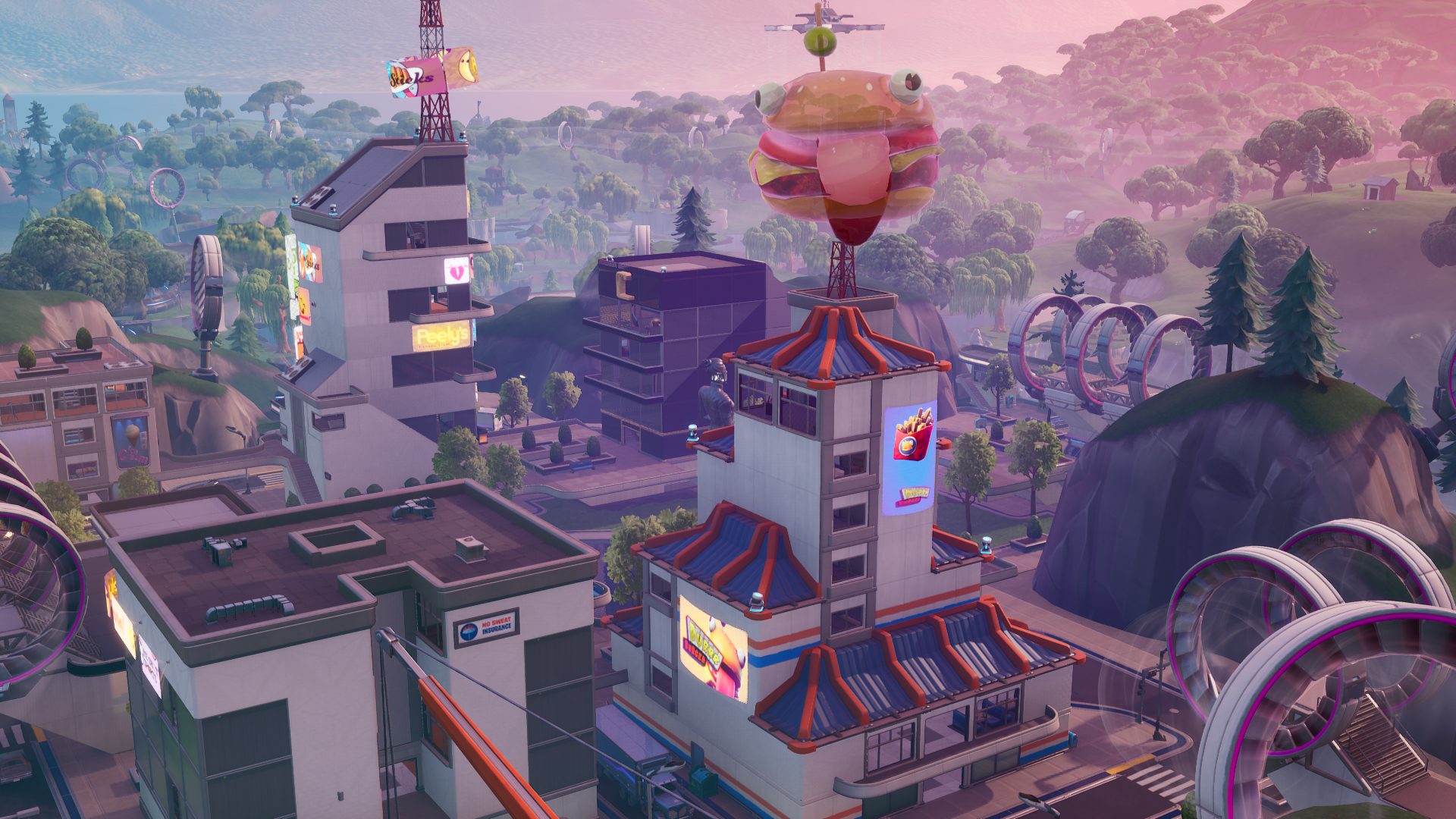 Fortnite Fortbyte 41 Accessible By Using The Tomatohead Emoticon Inside Durrr Burger