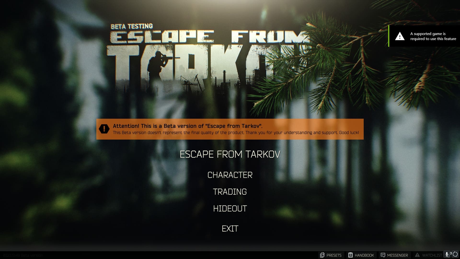 Nvidia Freestyle No Longer Supports Escape From Tarkov Or It S Maybe The Opposite