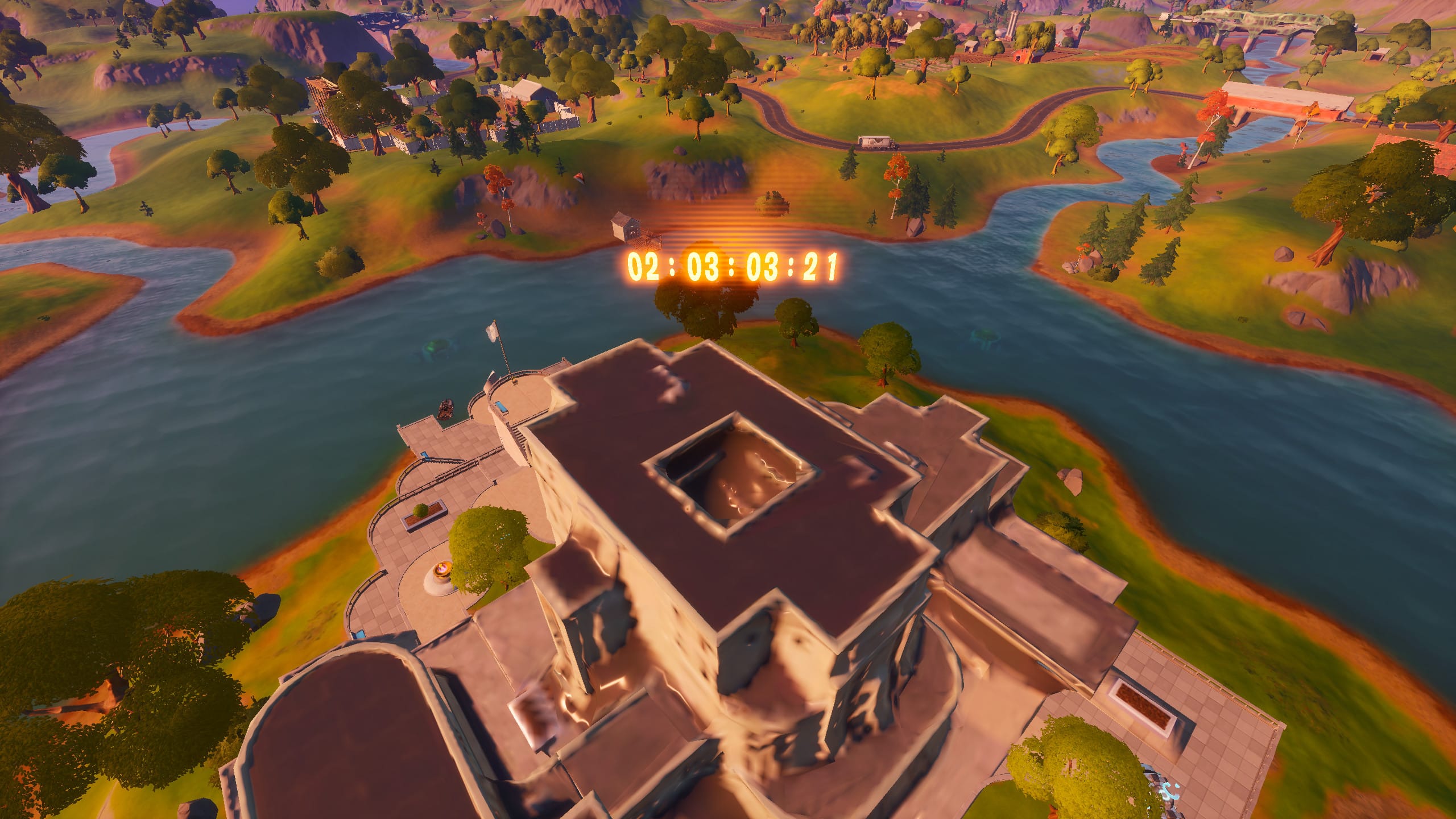 Fortnite Live Event Countdown Appeared Above The Agency