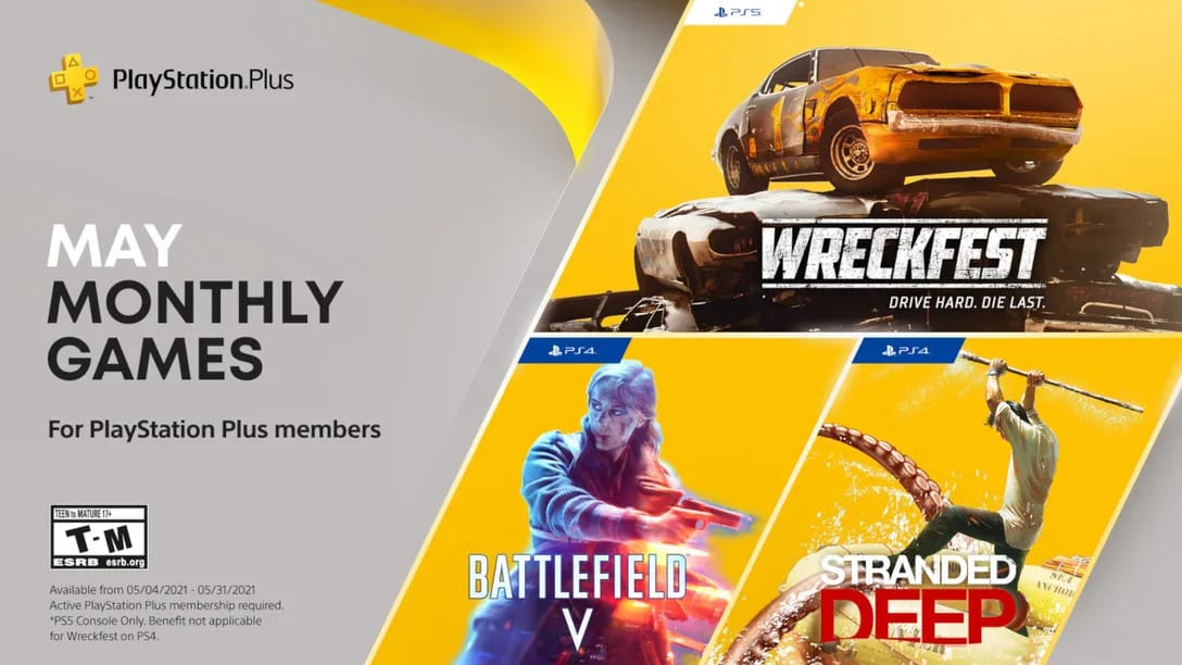 PlayStation Plus Freebies for May 2021 Announced