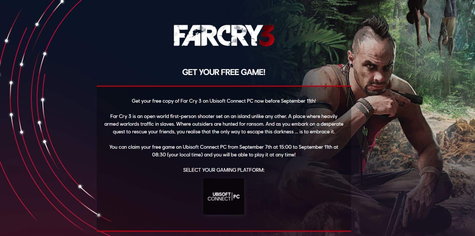 Is Far Cry 3 still free?