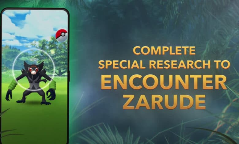 Pokemon GO: Search for Zarude Special Research Tasks and Rewards