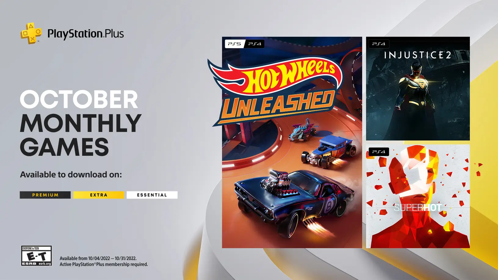 PlayStation Plus Games for October 2022 include Hot Wheels and